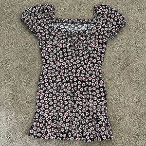 Zara flower mini dress